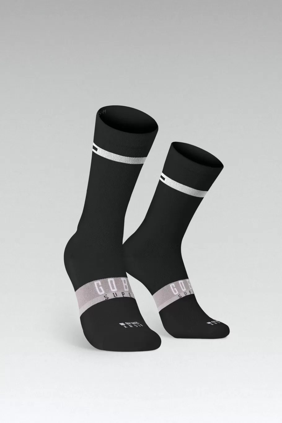 Damen GOBIK Socken | Socken | Superb Black Horizon Extra Long