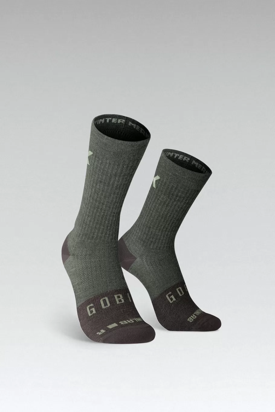 Damen GOBIK Socken | Socken | Winter Merino Olive